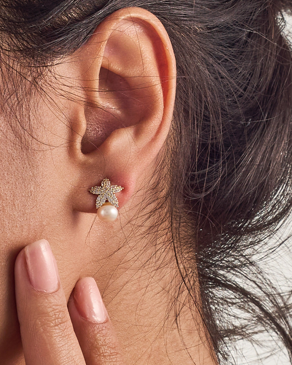 Earring Natural pearls