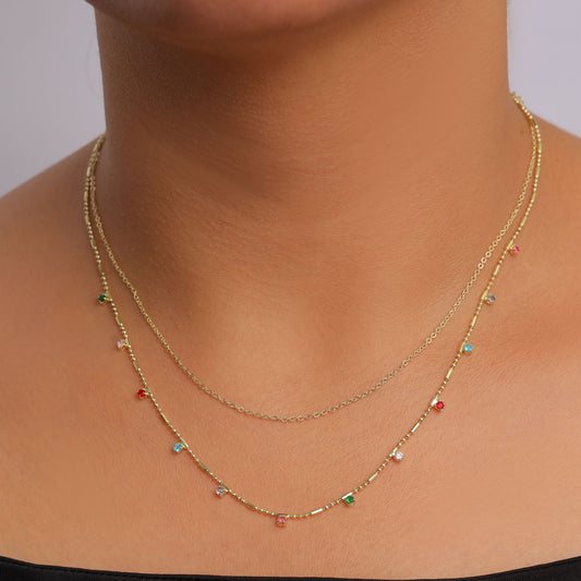 Necklaces Double layer N236