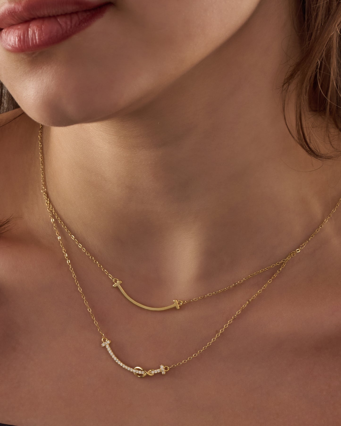 Double-Layer necklace