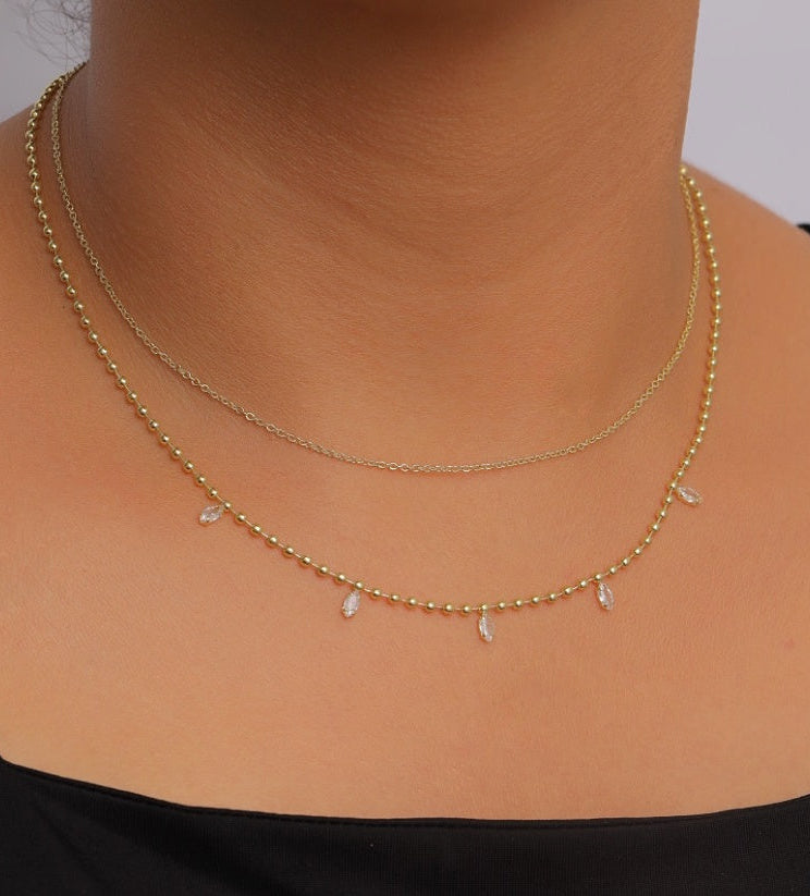 Necklaces Double layer N229