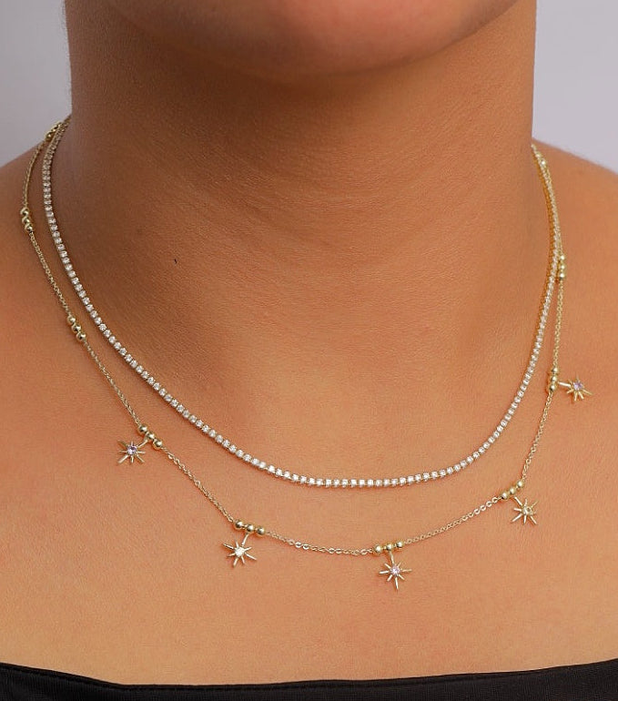 Necklaces Double layer N228