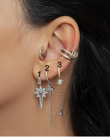 Single piercing