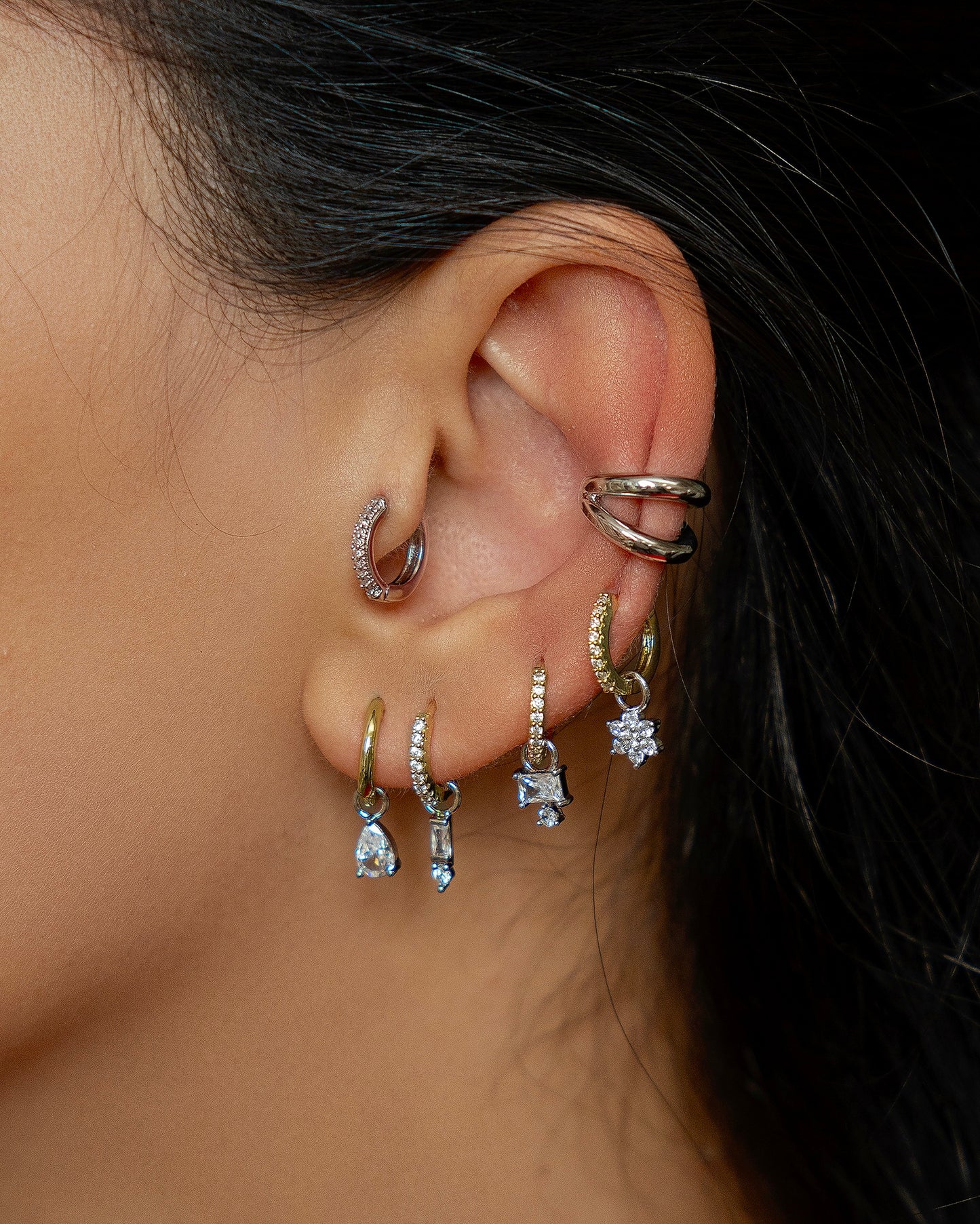 Single piercing