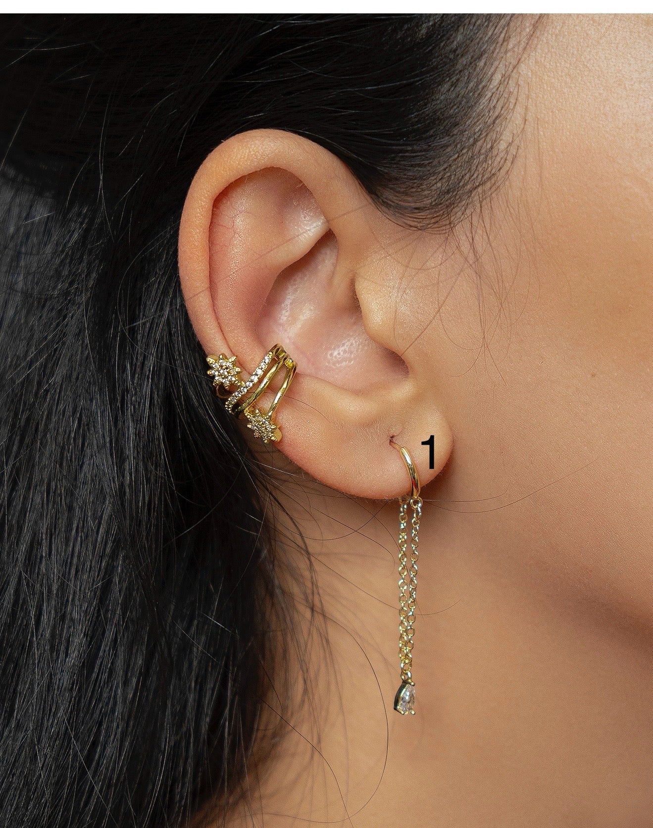 Single piercing