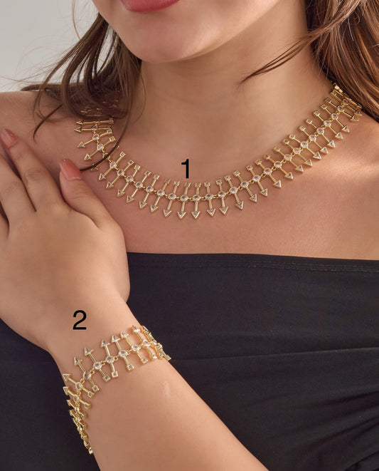 Necklace & bracelet