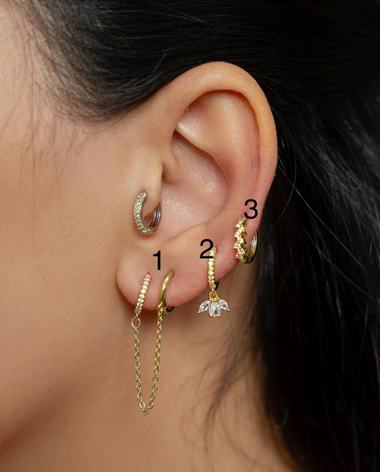 Single piercing