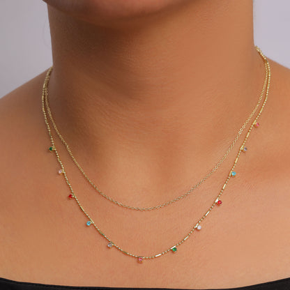 Necklaces Double layer N236