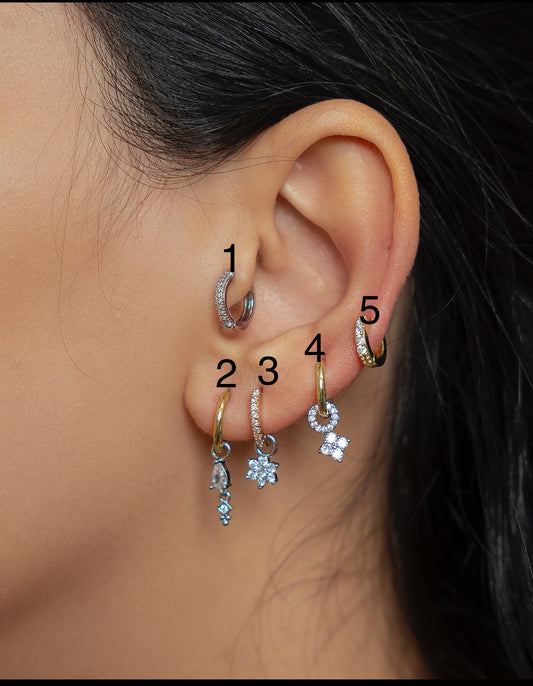 Single piercing