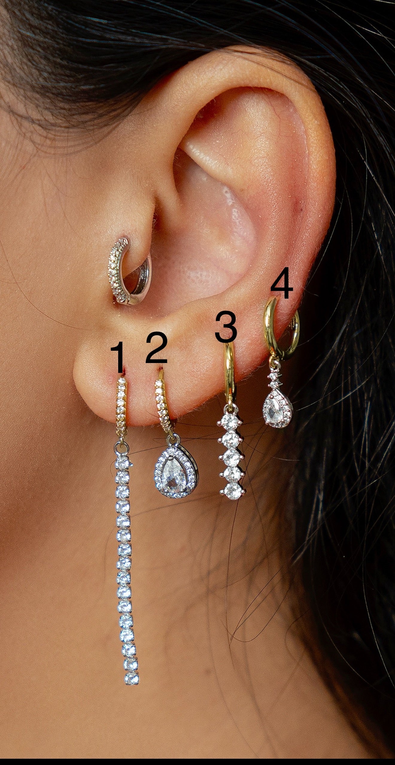 Single piercing