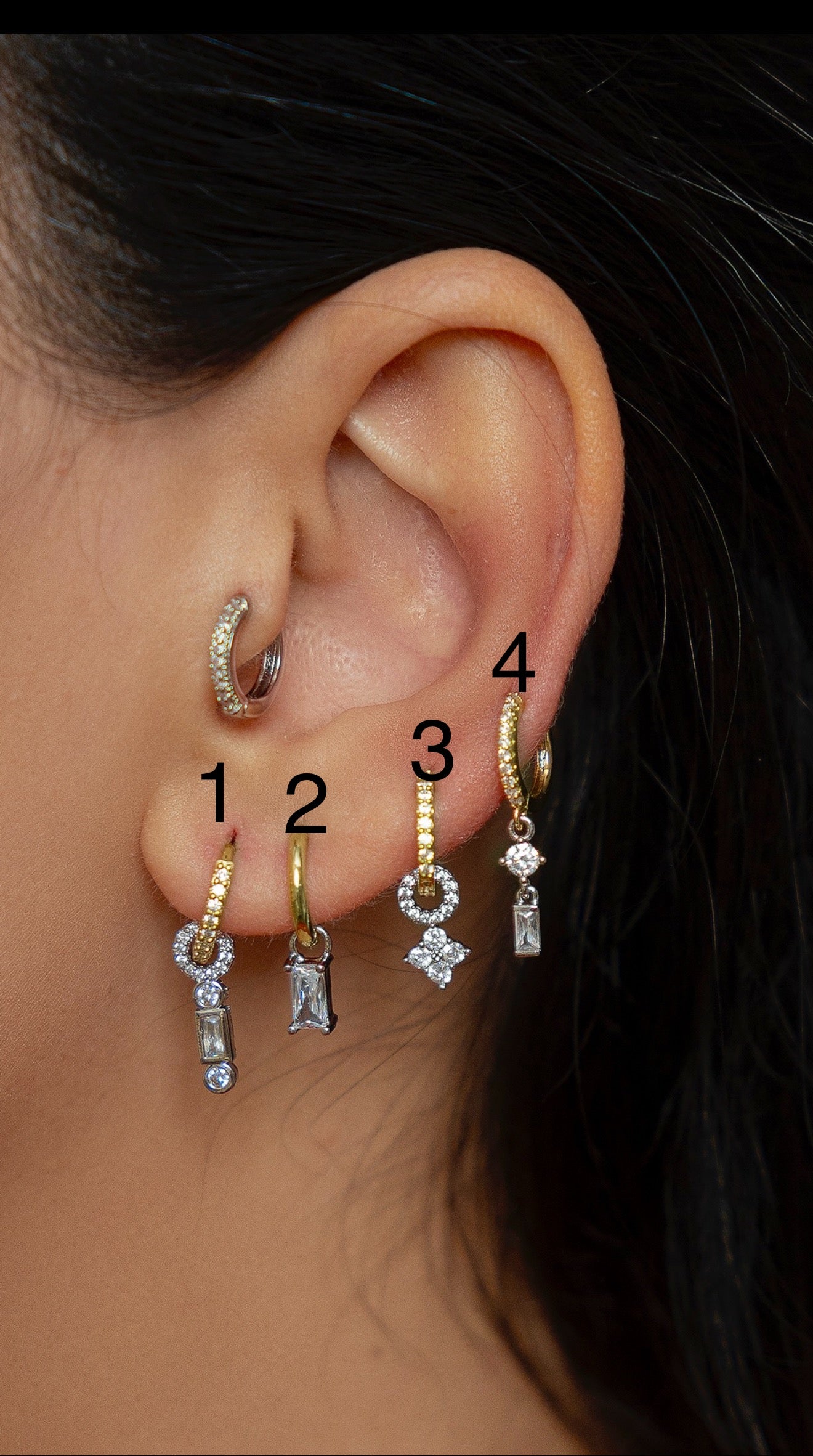 Single piercing