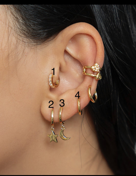 Single piercing