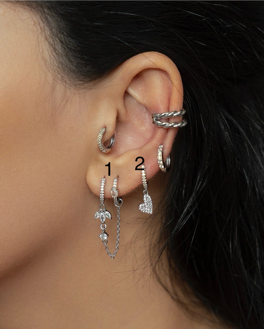 Single piercing