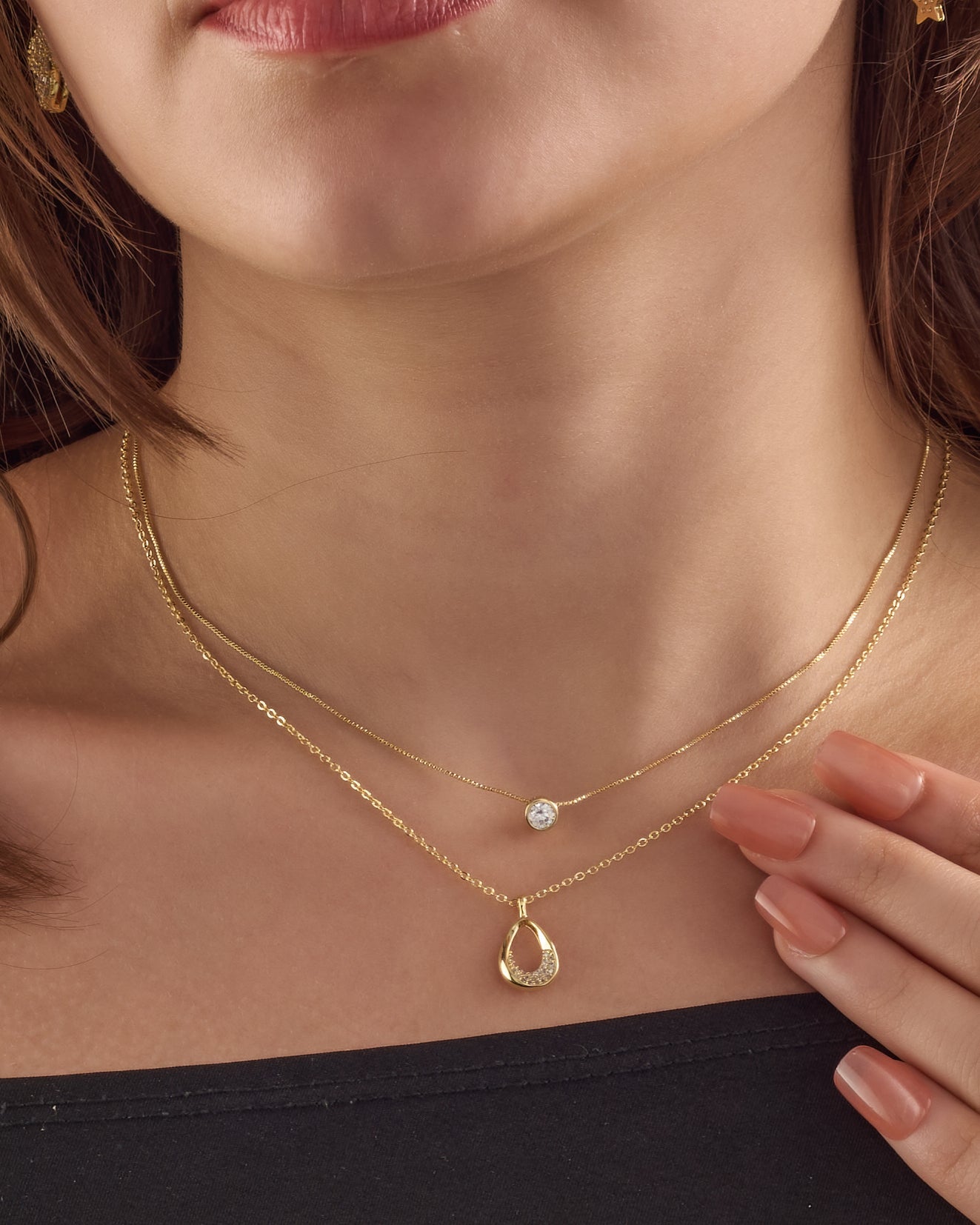 Double-Layer necklace