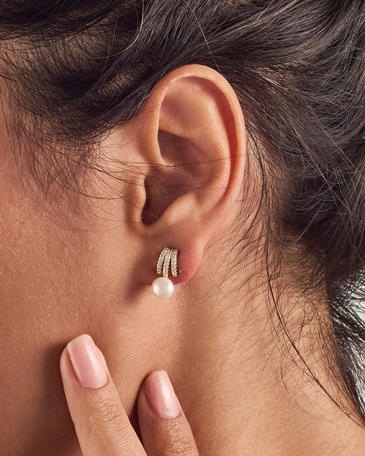 Earring Natural pearls