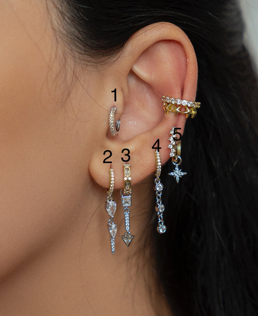 Single piercing