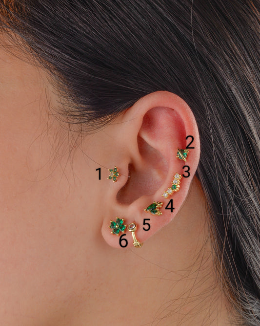 Single piercing