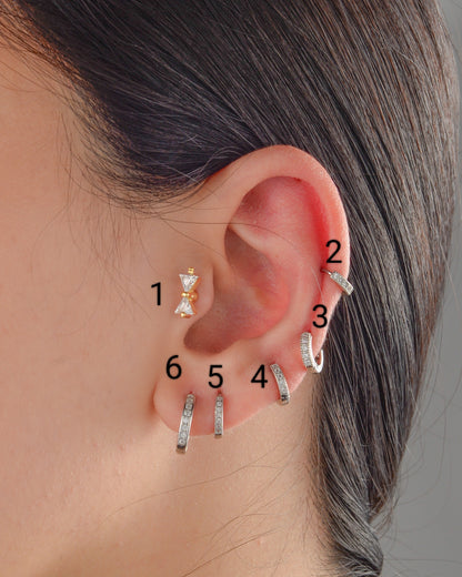 Single piercing