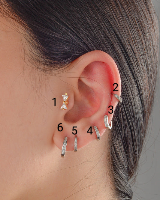 Single piercing
