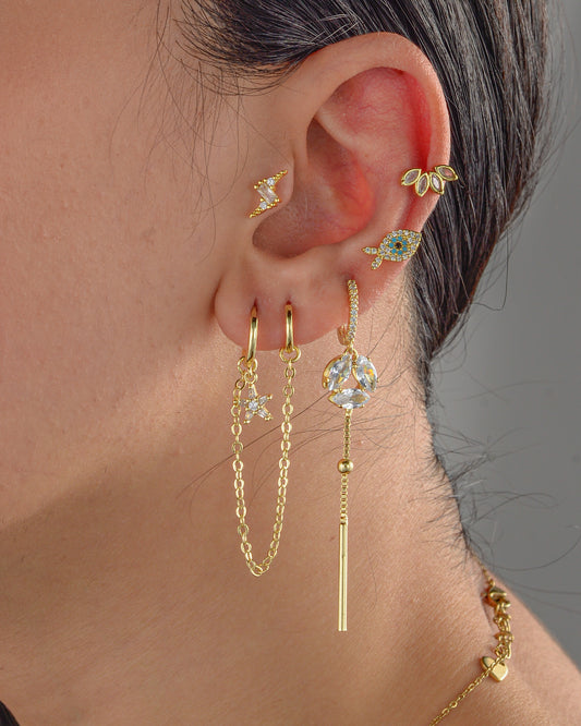 Single piercing