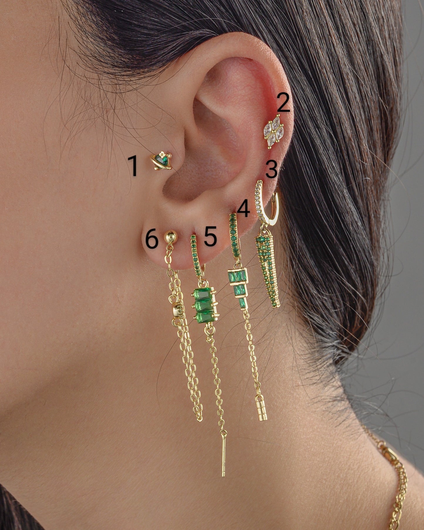 Single piercing