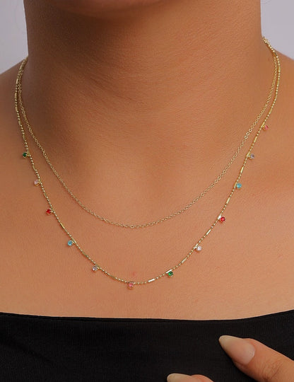 Necklaces Double layer N236