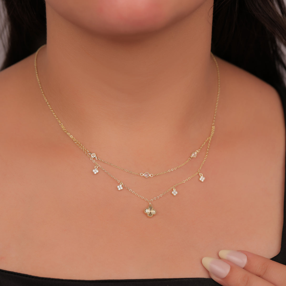 Necklace Double layer