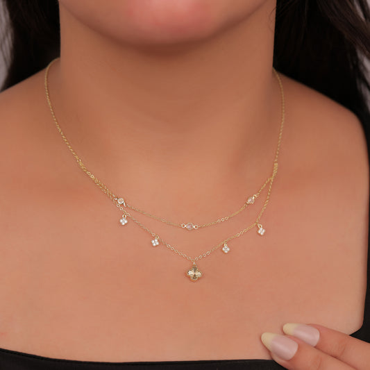 Necklace Double layer N308