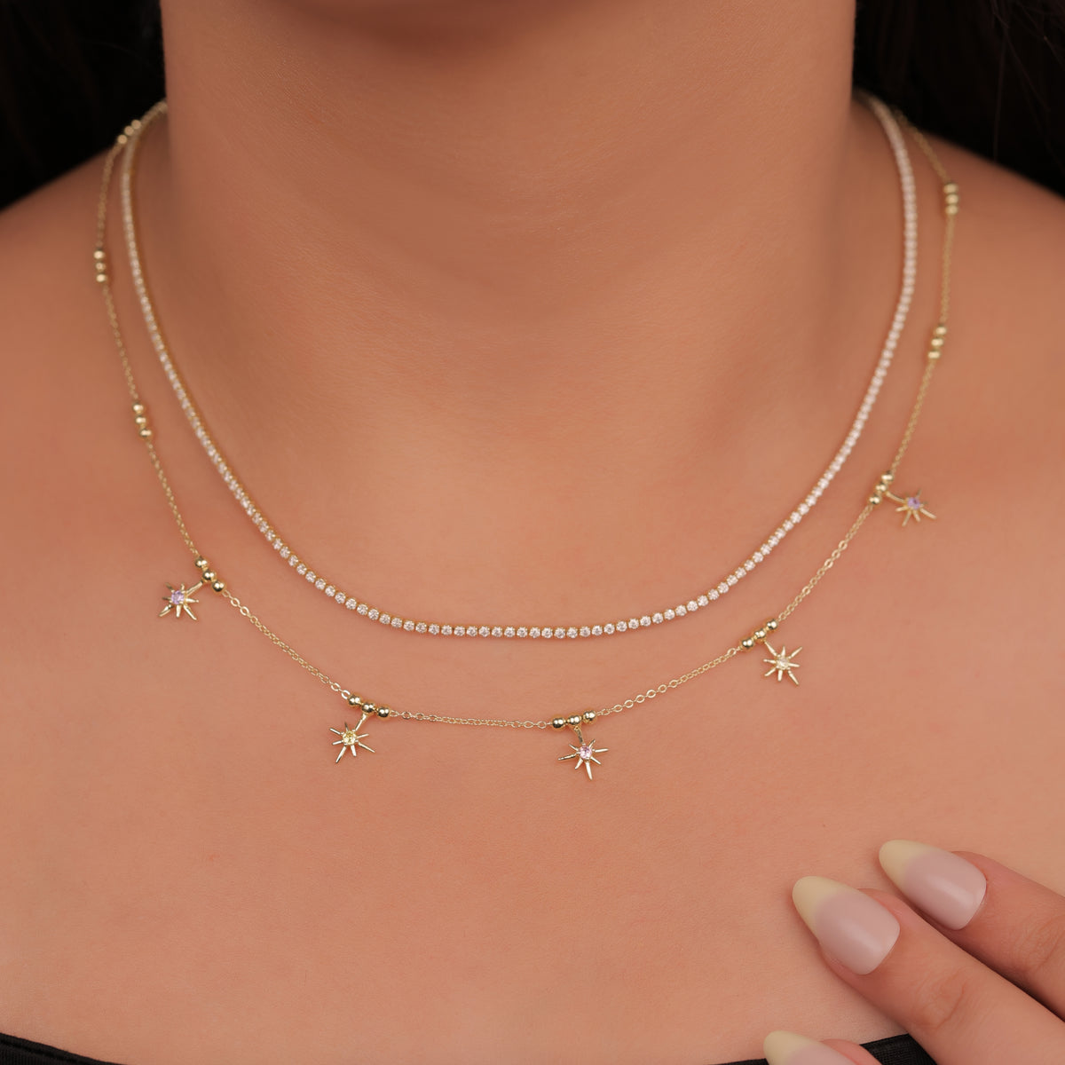 Necklace Double layer